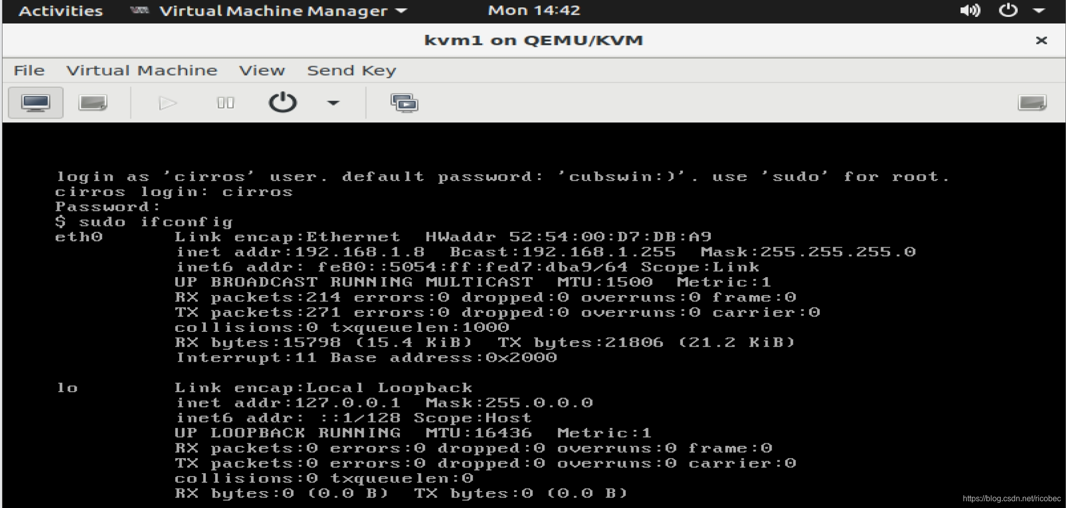 virt-manager-vm-console