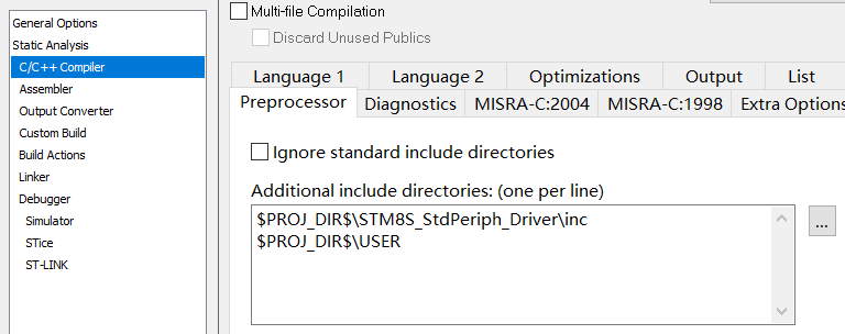 stm8环境搭建及编译第一个工程_iar for stm8 pe223-CSDN博客