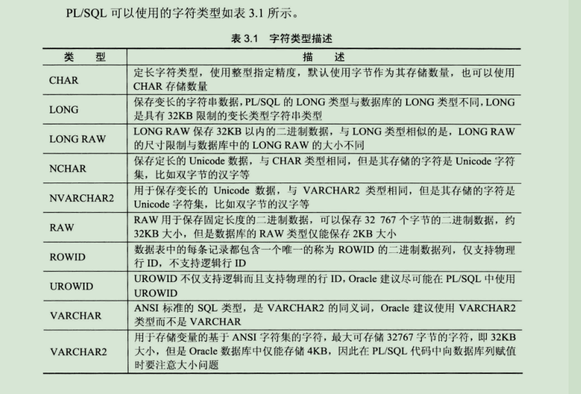 Oracle学习——数据类型_oracle数据类型-CSDN博客