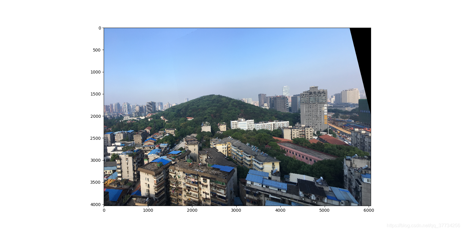 使用python-opencv进行图像拼接