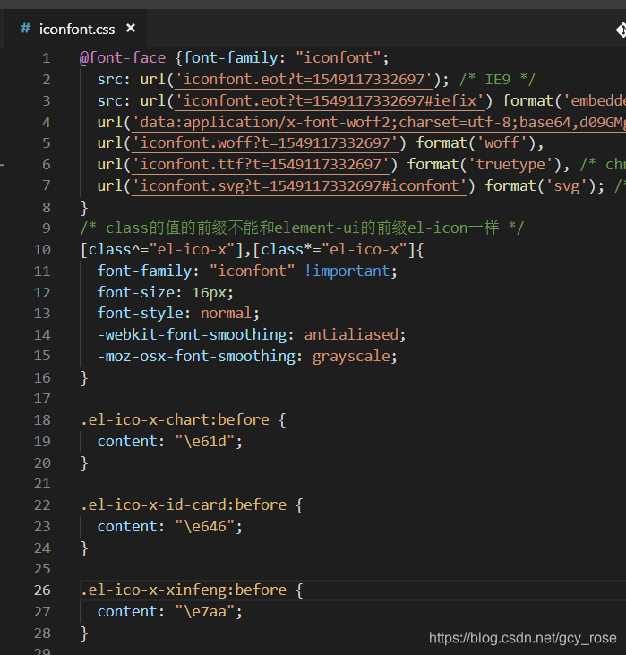 vue项目中使用阿里icon库