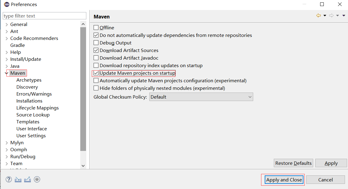 Plugin execution not covered by lifecycle configuration错误解决方案