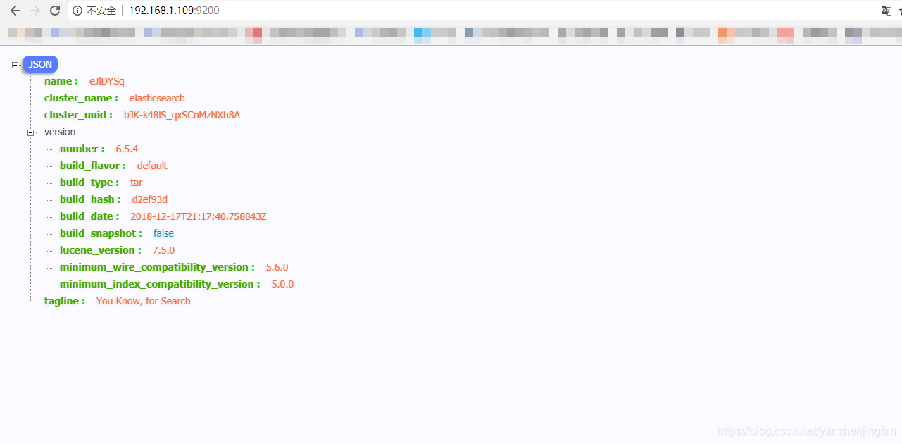 本地浏览器访问虚拟机中安装的elasticsearch，访问失败