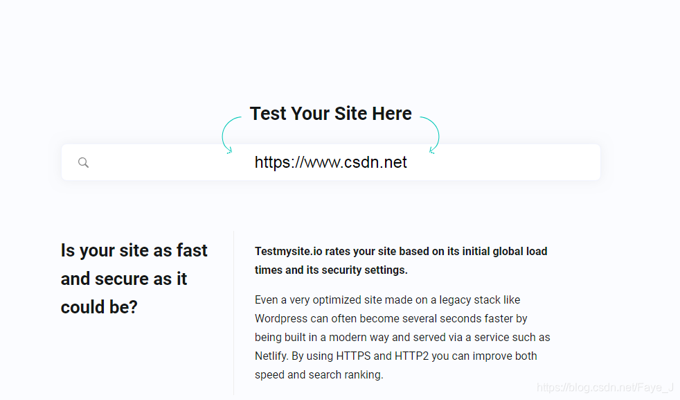 用testmysite测试csdn的网站连接情况