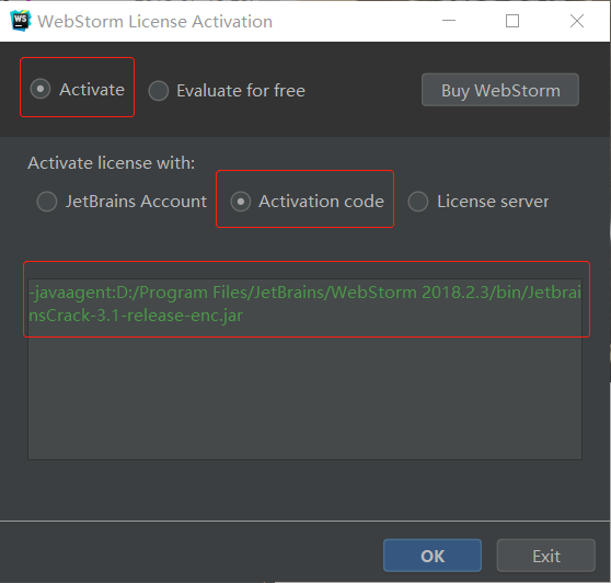 webstorm 2018 activation code free