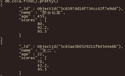 .net集成MongoDB的基本操作