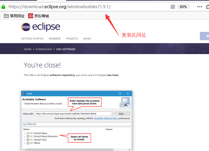 eclipse install window builder