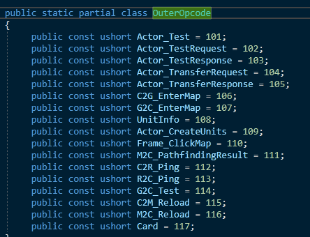 ET框架学习——OpcodeTypeComponent组件和MessageDispatherComponent组件