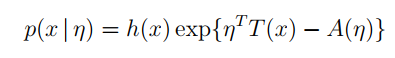 指数分布族(Exponential Family)相关公式推导及在变分推断中的应用