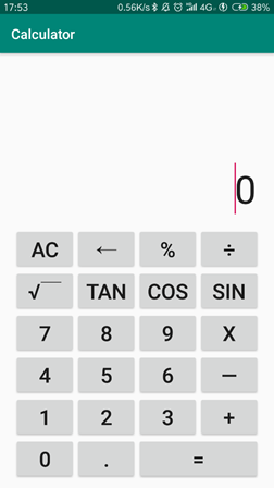 安卓-AndroidStudio-计算器