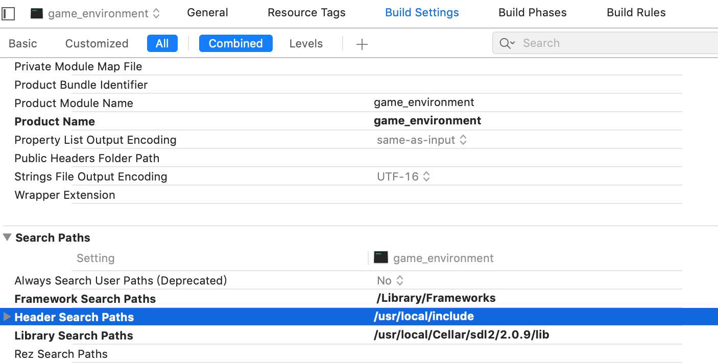 添加头文件搜索目录