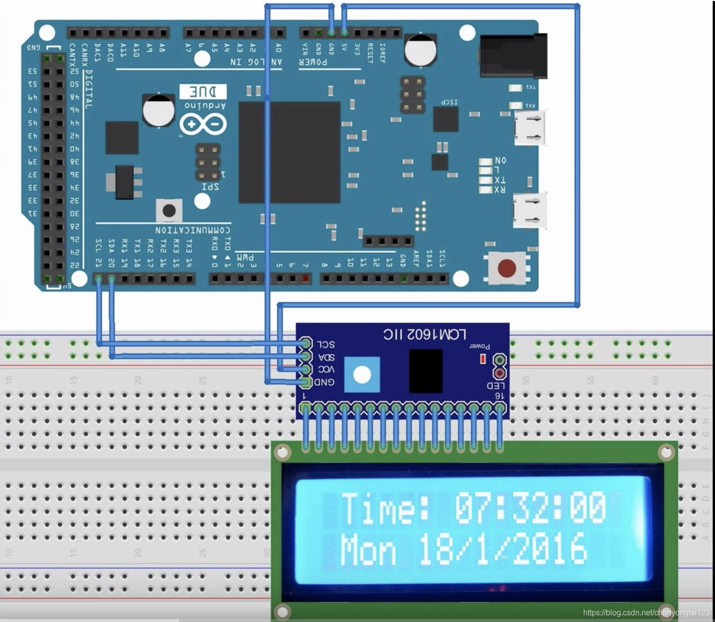 Подключение 1602 к ардуино i2c