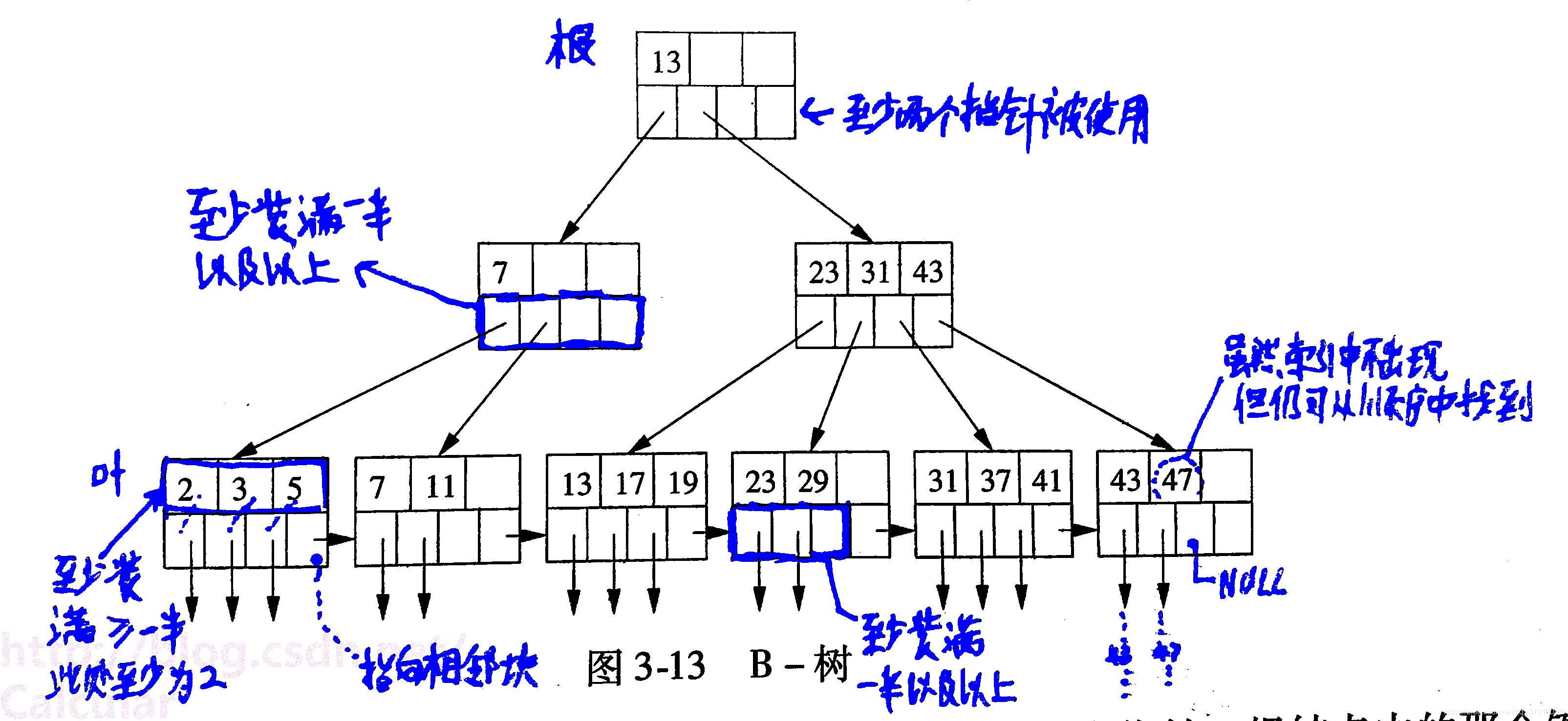 B+树结构