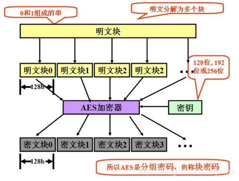 AES分组加密模型
