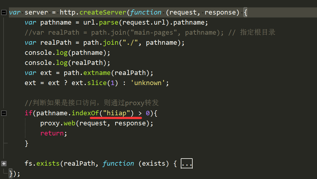 Nodejs http proxy pathname indexof csdn 