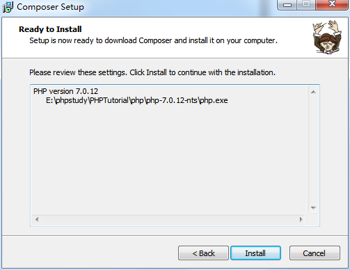 composer installation under phpstudy in windows environment ...