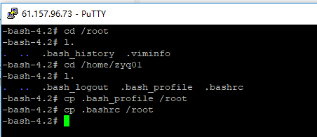 bashrc /root拷貝 bashrc