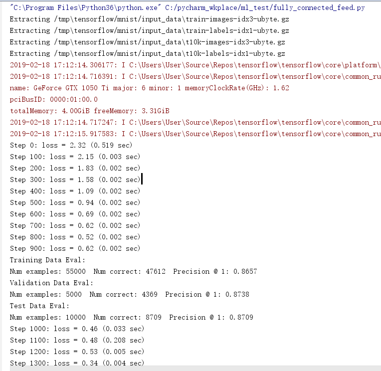 win10 GTX1050Ti 安装cuda9.1+cuDNN7+tensorflow_gpu过程