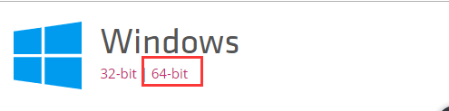 现在windows操作系统多为64位操作系统，可以根据自己的电脑进行下载