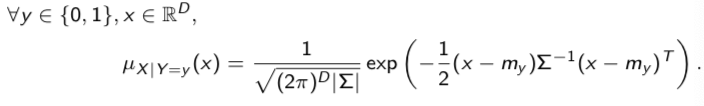 y是数据类别，x有纬度，u代表概率密度