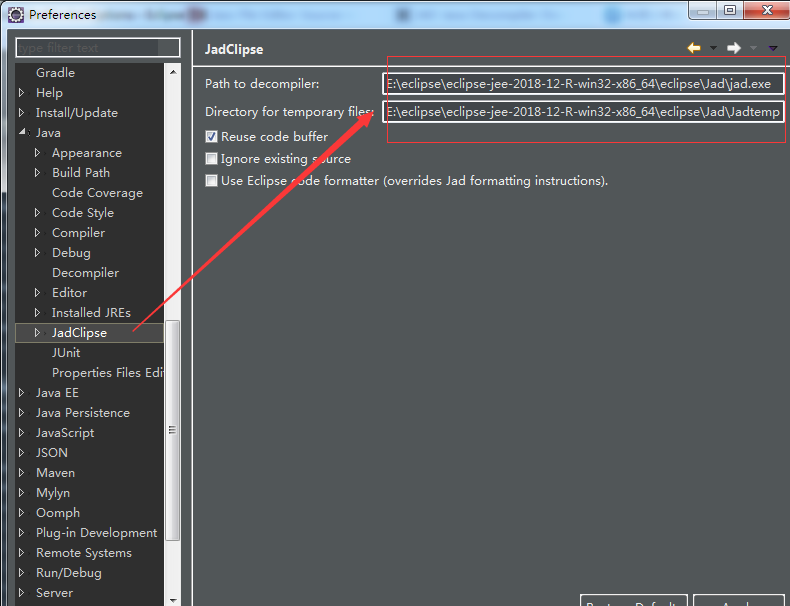 eclipse configuration decompilation plugin jadClipse encountered ...