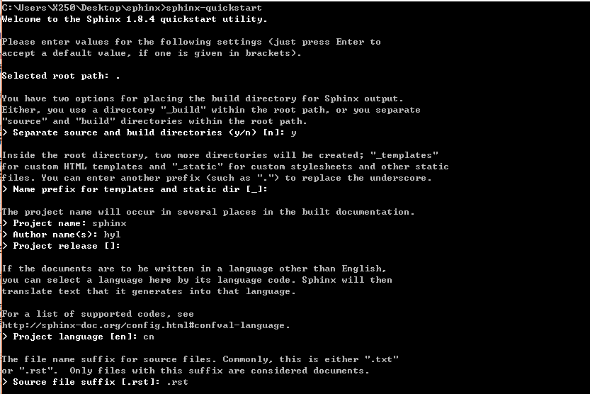 Windows10环境下使用sphinx生成Html_windows sphinx-quickstart-CSDN博客