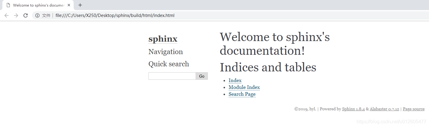 Sphinx Html Windows10环境下使用sphinx生成Html_windows sphinx-quickstart-CSDN博客