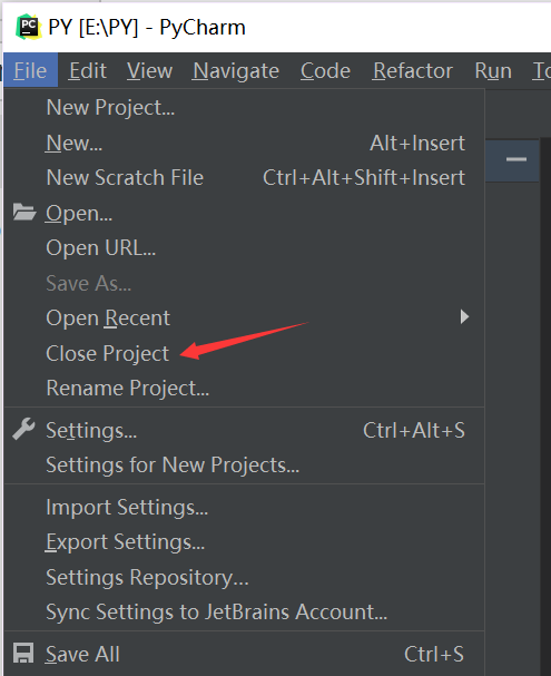 pycharm:project删除_python怎么删除project-CSDN博客