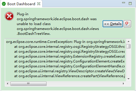 eclipse boot dashboard