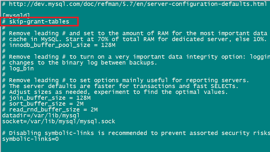 centos mysql change user password