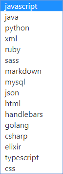 コード言語タイプ