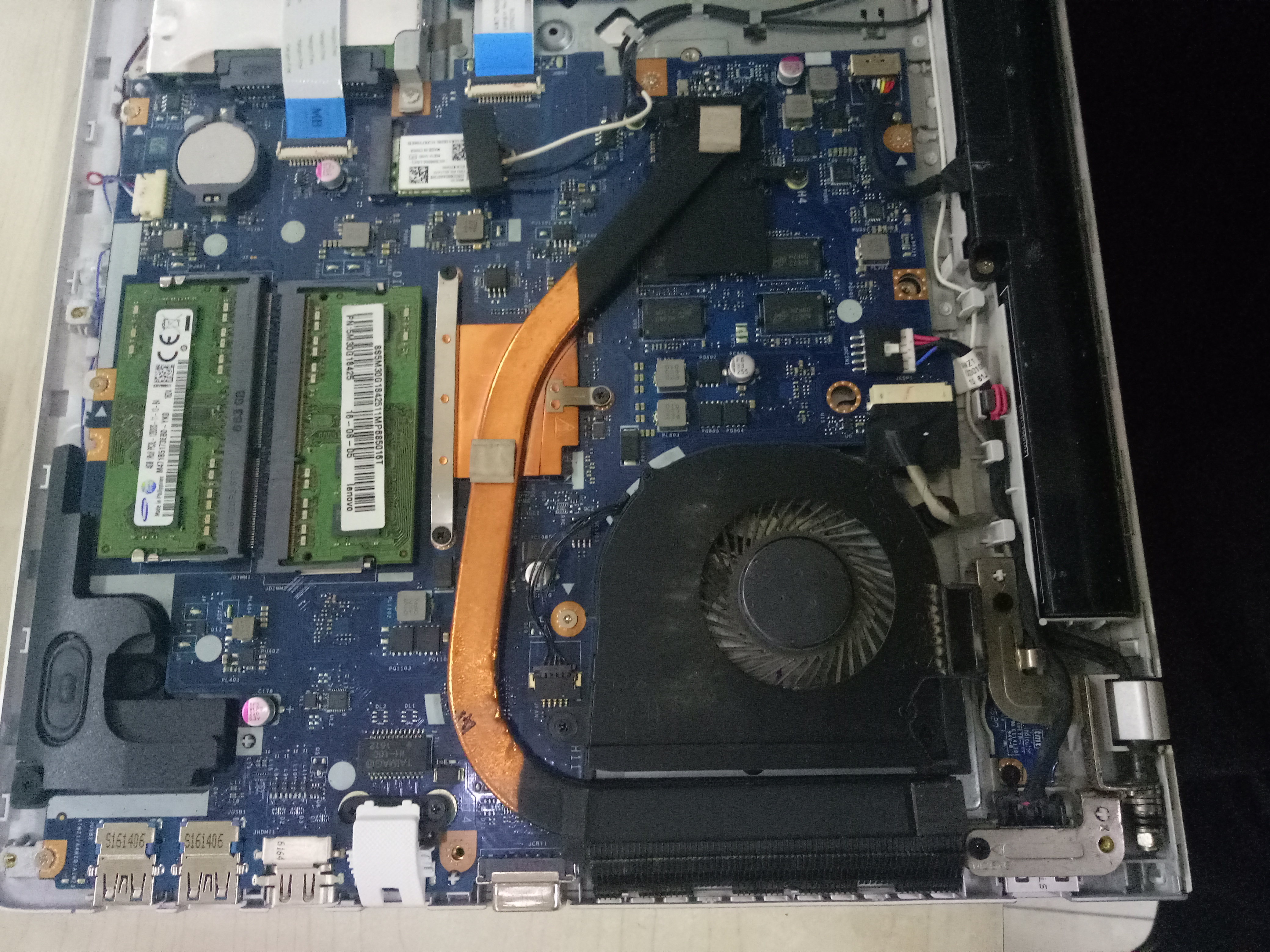 拆解(拆后盖需先拆键盘)_ideapad 500-14拆机-csdn博客