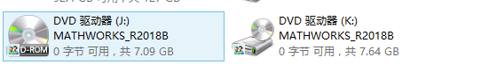 DVD1和2的驱动器号分别为J和K