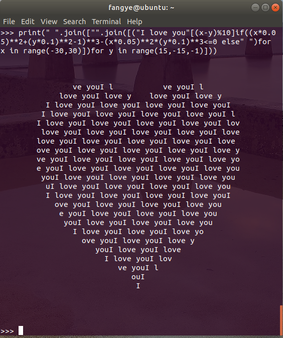 Tienes una línea de carta de amor en código Python sin abrir ...