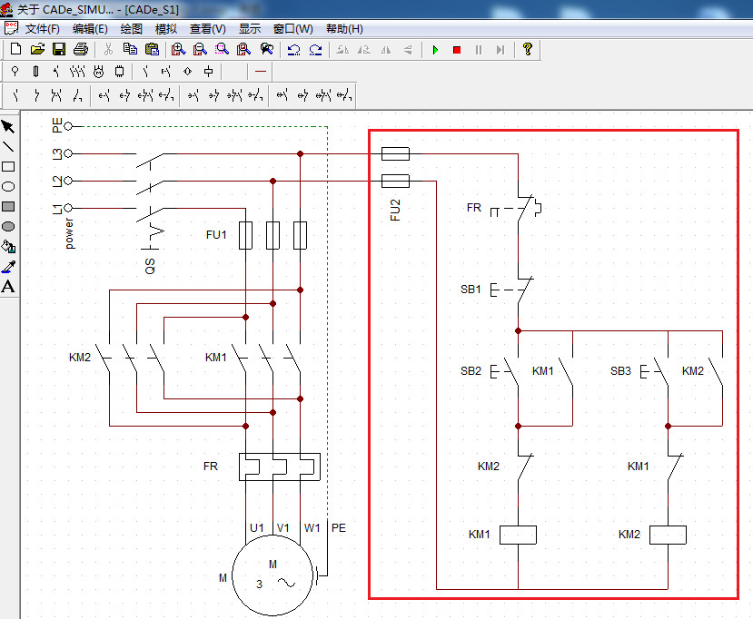 图3 控制电路仿真设置