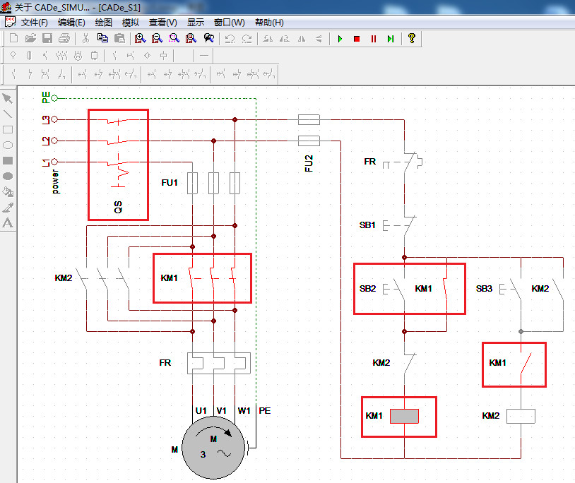 图4 正转启动仿真效果