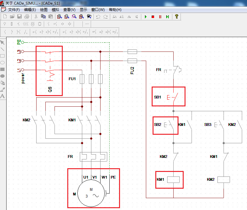 图6 停止按键仿真效果