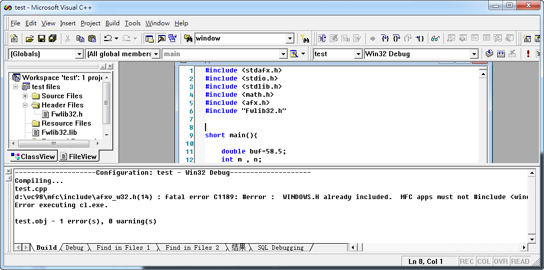C/C++ combat 012 VC++6.0 console uses CString Programmer Sought