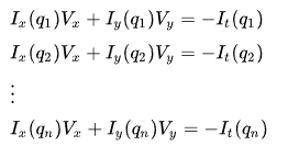 Lucas–Kanade method(LK光流法)