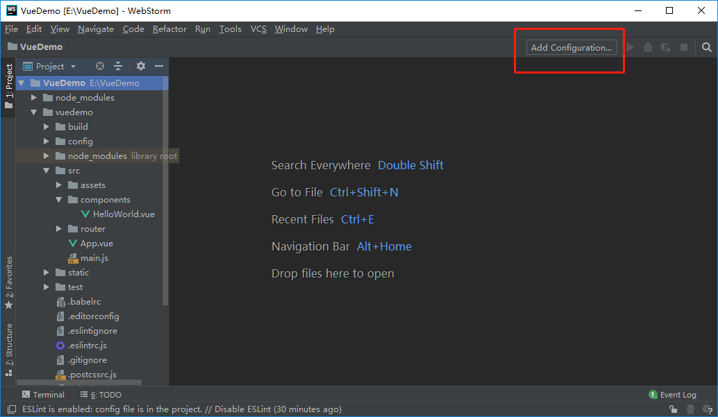 webstorm vue 3