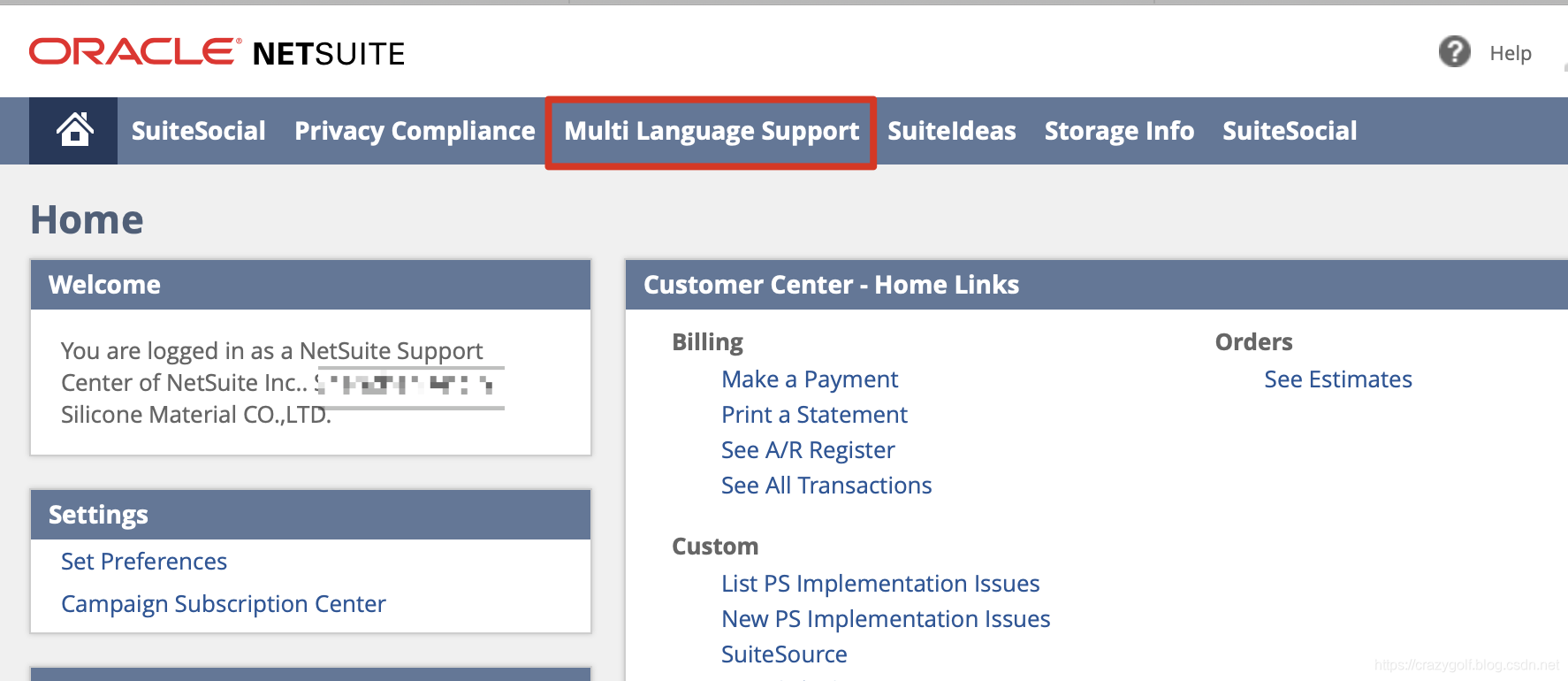 multi language support