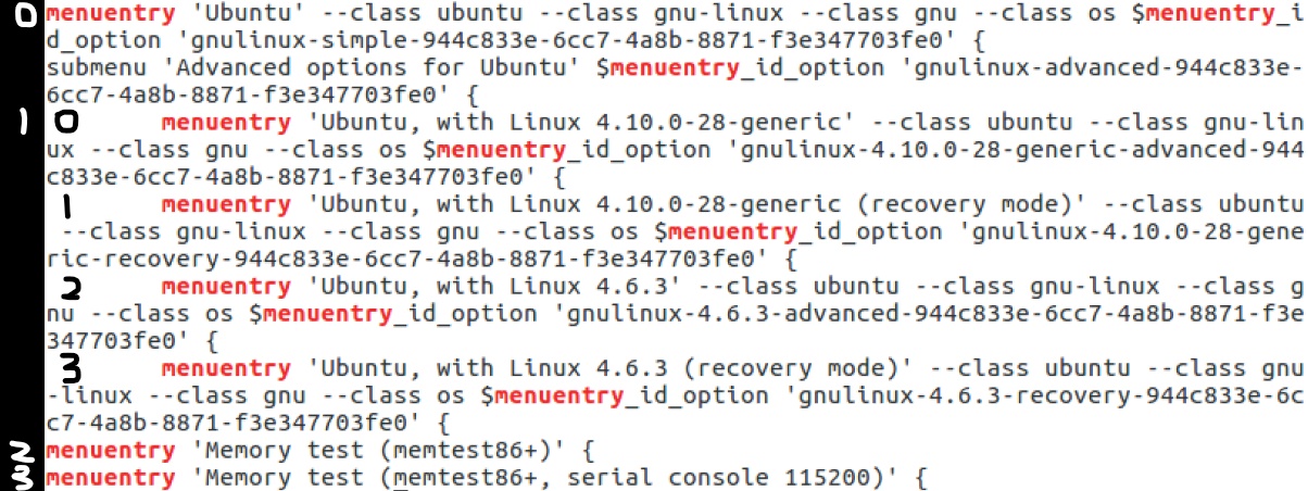 Linux kernel switch grub (Ubuntu) - Programmer Sought
