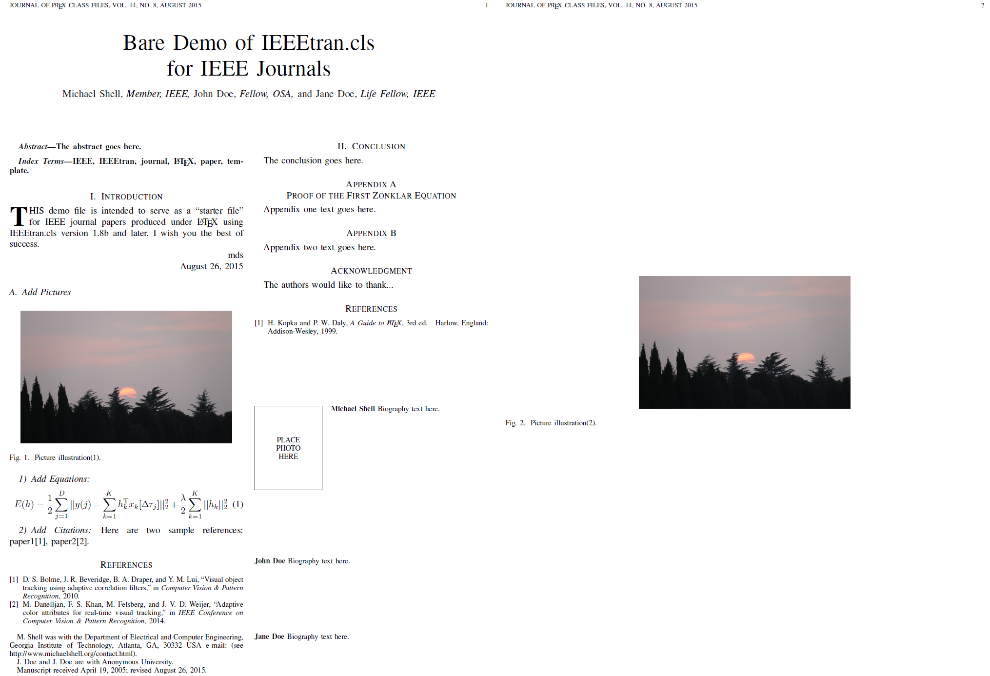 IEEE期刊模板的使用Templates for Transactions (Latex and word)