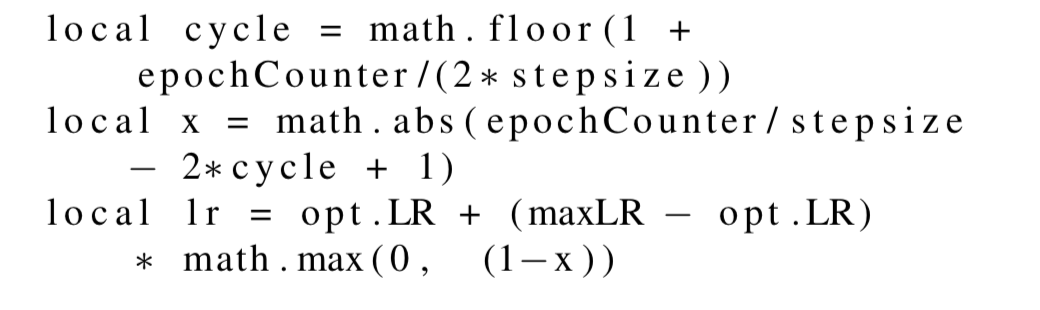 deeplearning论文阅读笔记一cyclicallearningratesfortr