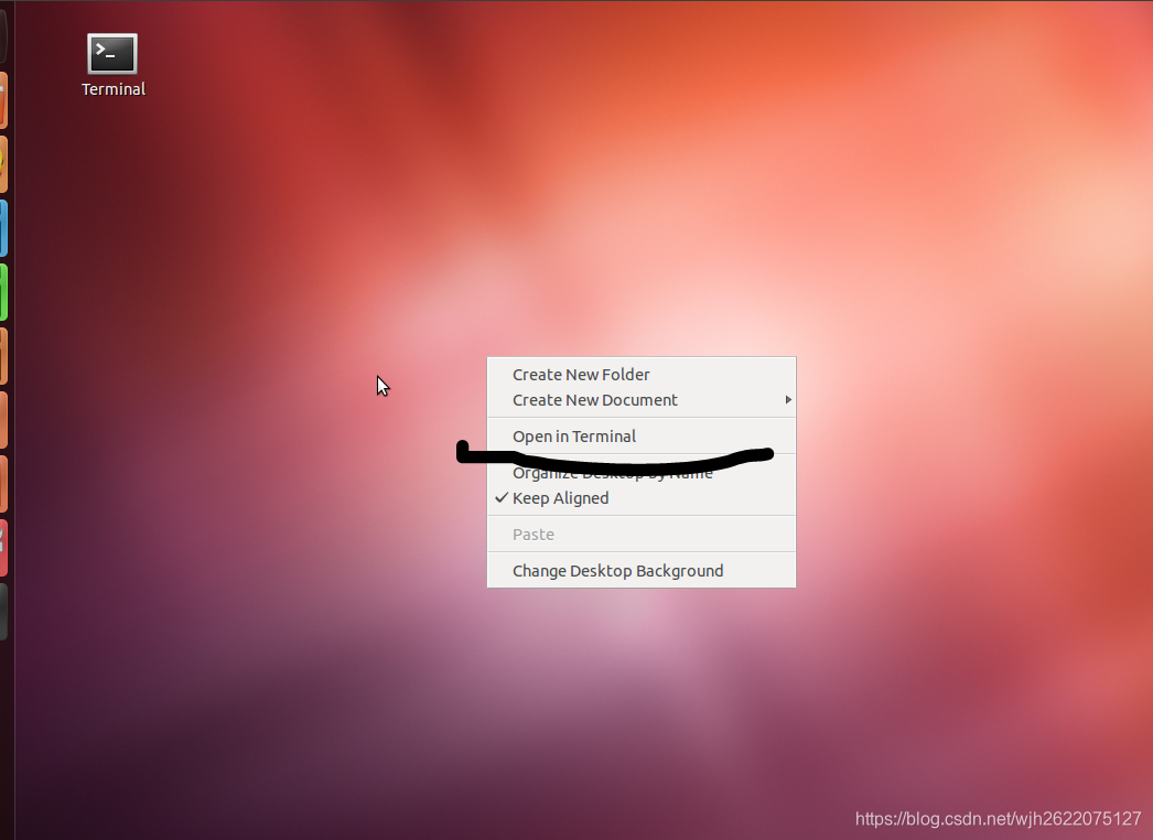 Ubuntu 12.04添加 终端Terminal到桌面和右键