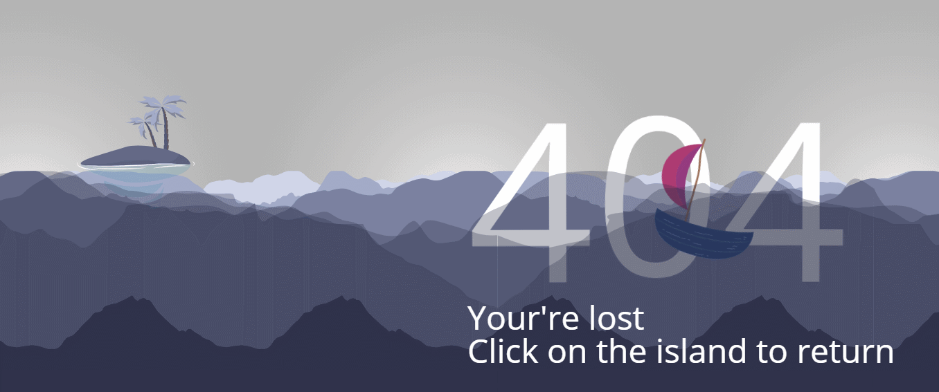 有趣的404页面设计