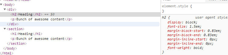 HTML5-part02—— 认识HTML5 和 语义化标签 _html语义化标签section-CSDN博客