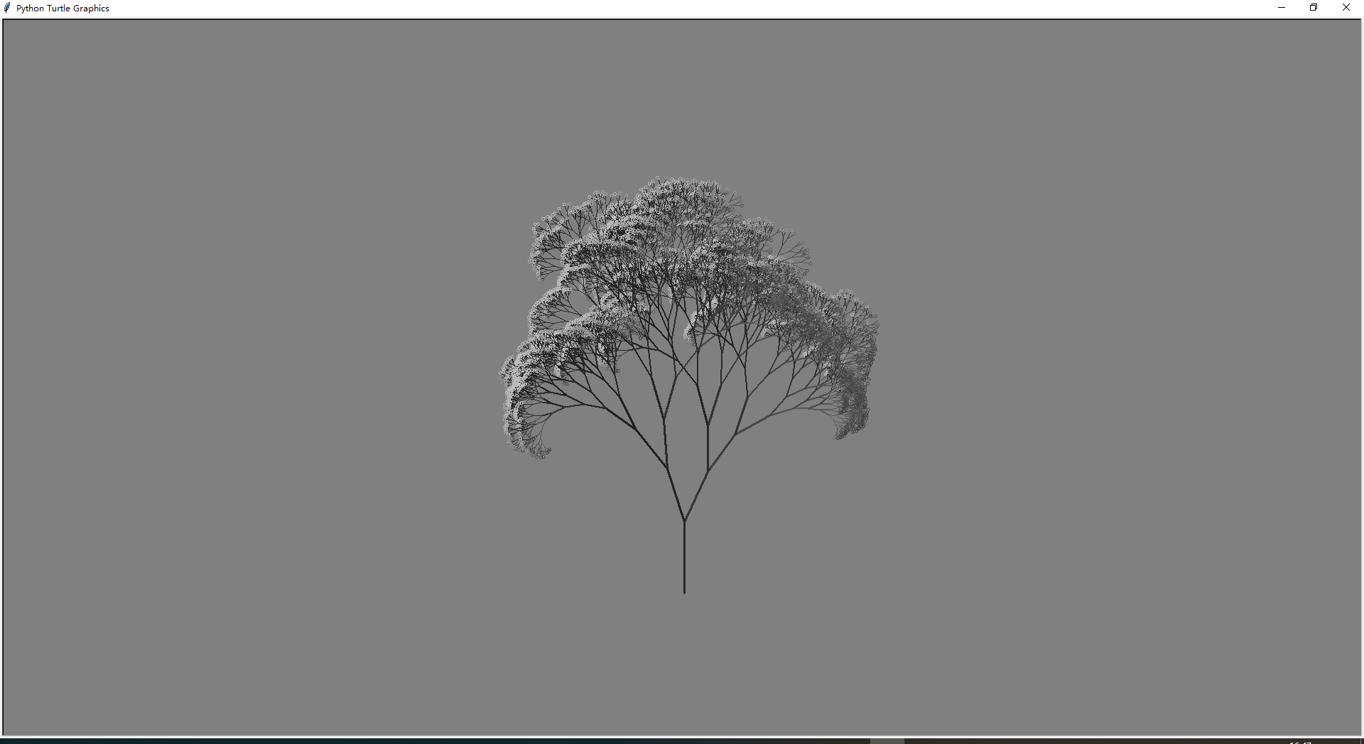 用pythonturtle库作图可以画出哪些漂亮的树