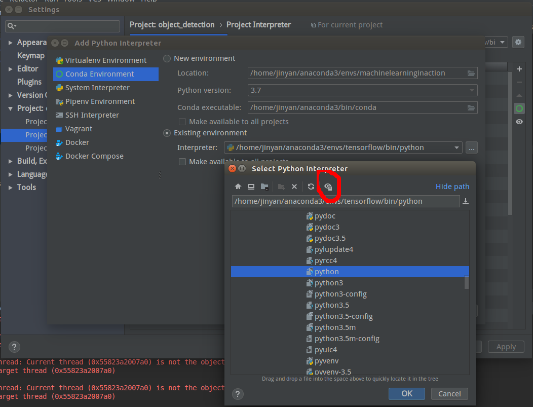 Pycharm на андроид. Tensorflow install error for pycharm.