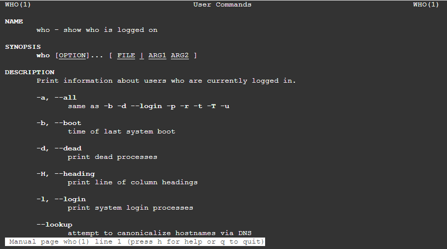 Linux中的帮助文档man命令 Binyee的博客 Csdn博客 Man帮助文档